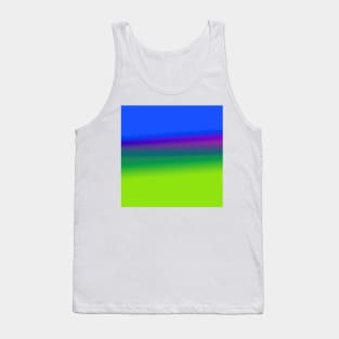 blue yellow pink colorful rainbow abstract design Tank Top